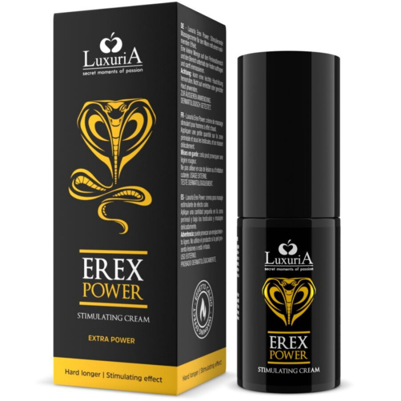 
30 milliliters of Erex hard longer penis cream 