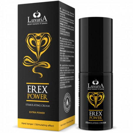 Lubricante potenciador 30 ml erex power pene duro más largo crema
Lubricante Estimulante de Esperma