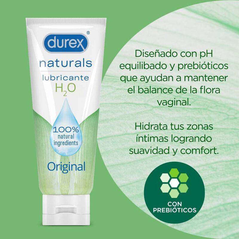 Durex gel lubrifiant naturals intimate 100mlLubrifiant à base d'EauDUREX LUBES