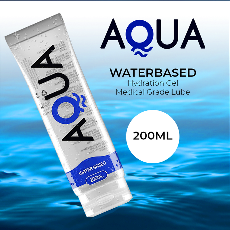 Gel lubrificante Aqua Quality Full a base di acqua da 200 ml
Lubrificante a Base d'Acqua