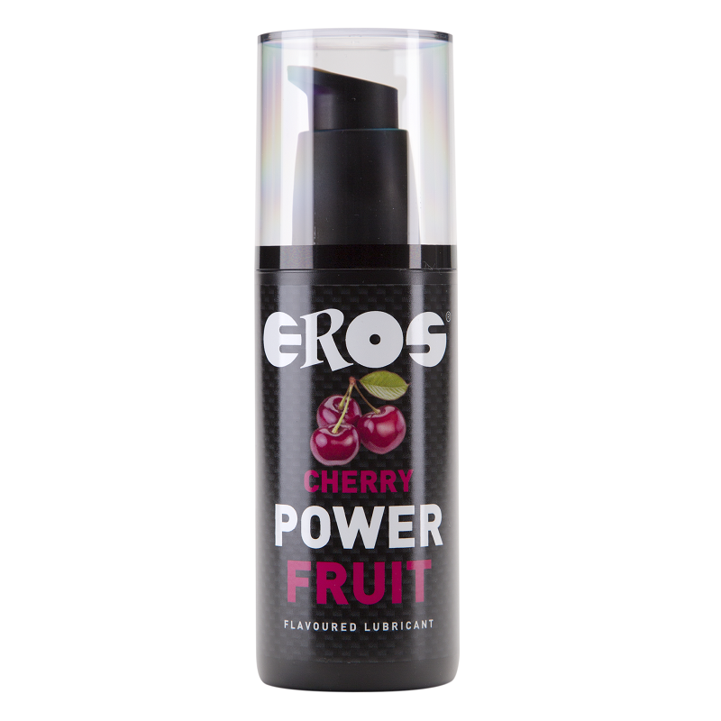 Lubrifiant Comestible Eros cherry power fruit lubrifiant arôme 125 ml 