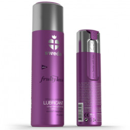Gel comestível de framboesa e ruibarbo 100 mlLubrificante íntimo comestível