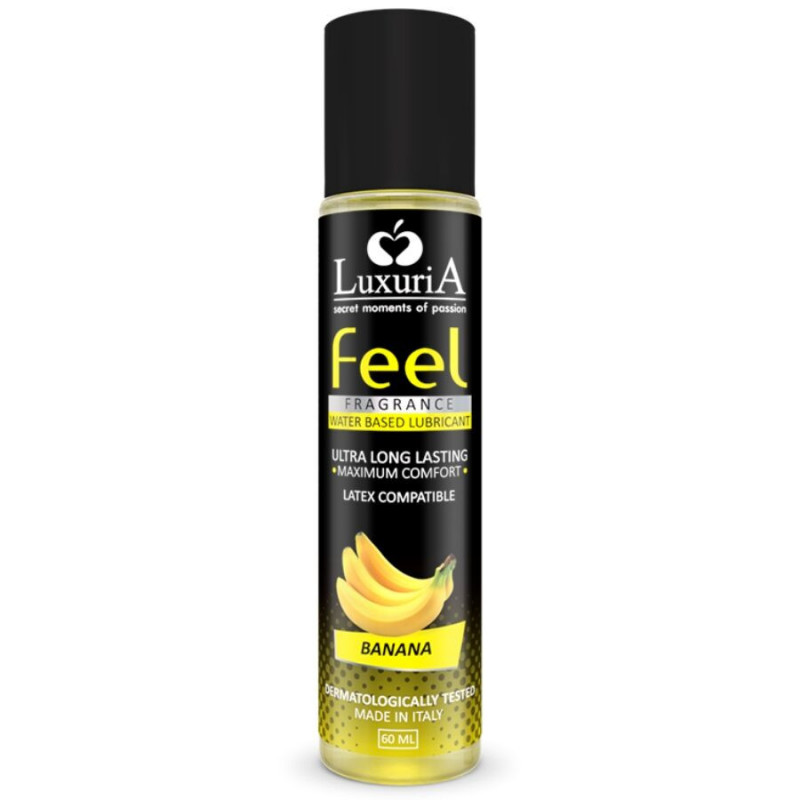 Gel lubrifiant anal 60 ml feel banana à base d'eauLubrifiant AnalLUXURIA