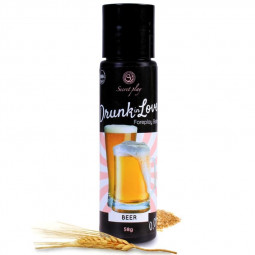 Óleo de massagem comestível 60 ml de jogo secreto bêbado no amor cerveja lubrificanteÓleos de massagem comestíveis