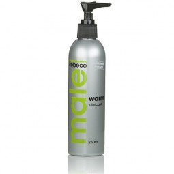 Heated massage oil 250ml cobeco for menHeat Effect Massage oil