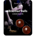 Secretplay óleo de massagem aquecido 2 bolas de chocolate brasileiro
Efeito Calor