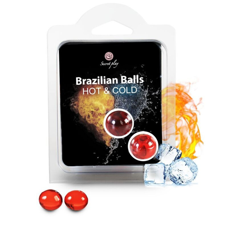 Ambiance Érotique Balles brésiliennes effet chaleur et froid 2 unités 