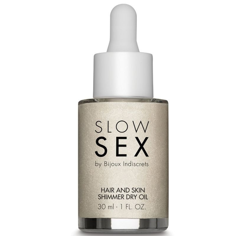 Aceites y perfumes íntimos 30 ml jewels slow sex shimmer aceite seco para el cabello y la piel
Atmósfera sensual