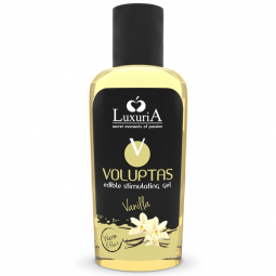 Essbares Massageöl Luxuria Voluptas Vanille 100 mlErotische Massageöle