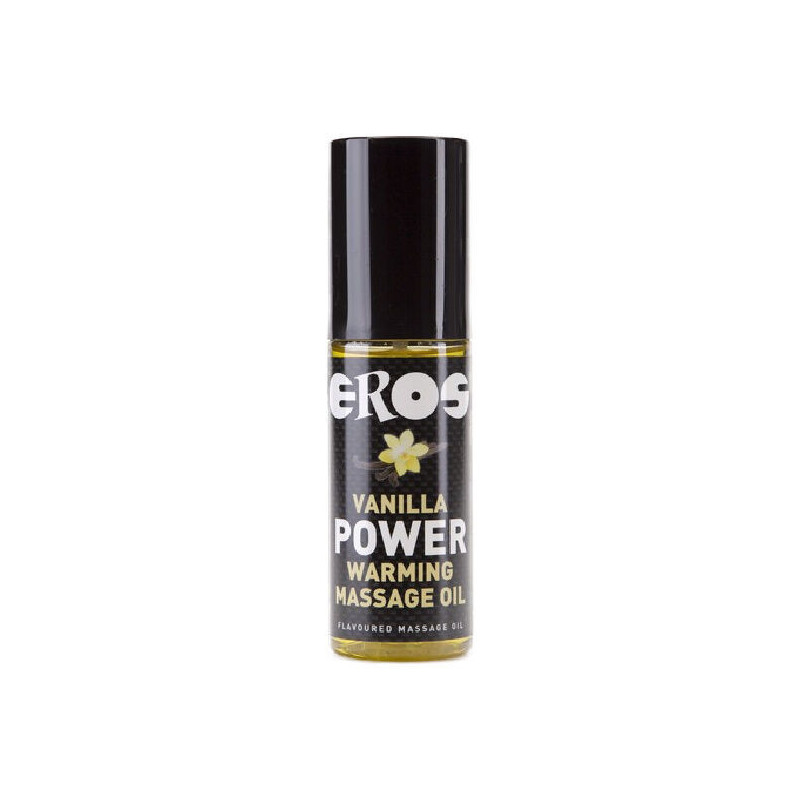 Lubrifiant booster 100 ml huile de massage chauffée eros vanilla powerLubrifiant aphrodisiaque
