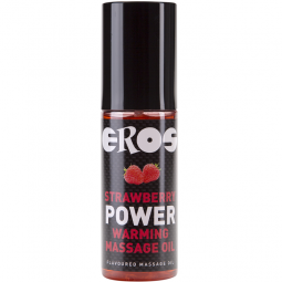 Lubricant booster massage oil strawberry power by erosUnisex Intense Orgasm Lubricant