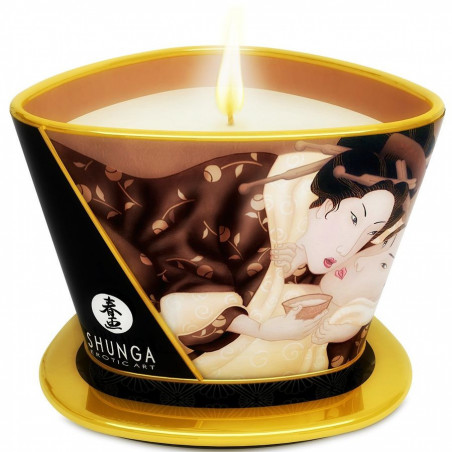 Massage candles chocolate massage candle small caress 
Incenses and Massage Candles