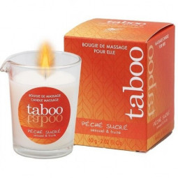 Velas de massagem para mulheres nectarina perfumada com açúcar de pêssegoIncensos e Velas de Massagem