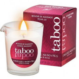 Velas de massagem para homens com samambaia ardenteIncensos e Velas de Massagem