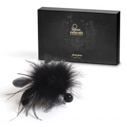 Velas de masaje cosquillas de plumas con borla joya 