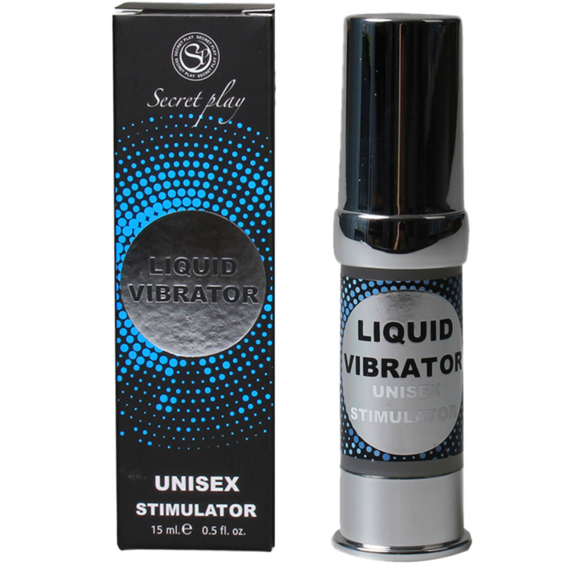 Lubricant booster 15 ml secretplay vibrator liquid stimulator unisex strong
 