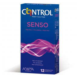Control Adapta Senso condoms packaged in 12 units
 