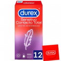 Preservativos Durex Sensitive Contact embalados em 12 unidades
 