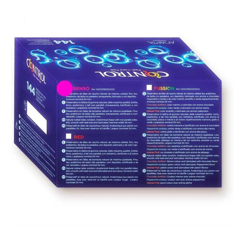 Preservativo Control Adapte Senso en paquete de 144 unidades
 