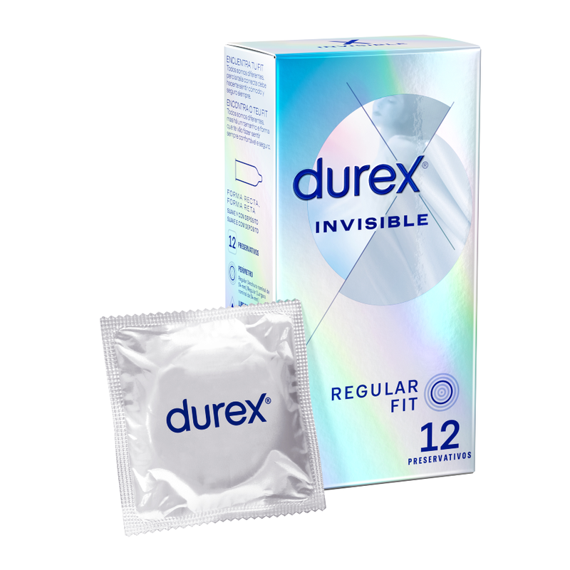 Extra dünne Kondome Durex Invisible in 12er Packungen 