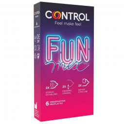 Préservatifs Mix Control Feel Fun 6 unités 