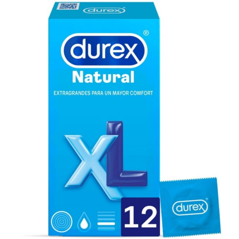 Preservativos Durex Natural acondicionados en 12 unidades 