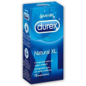 Preservativi Durex Natural confezionati in 12 unità 