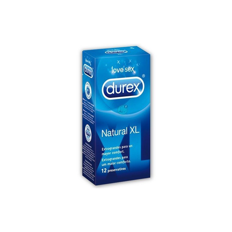 Preservativi Durex Natural confezionati in 12 unità 