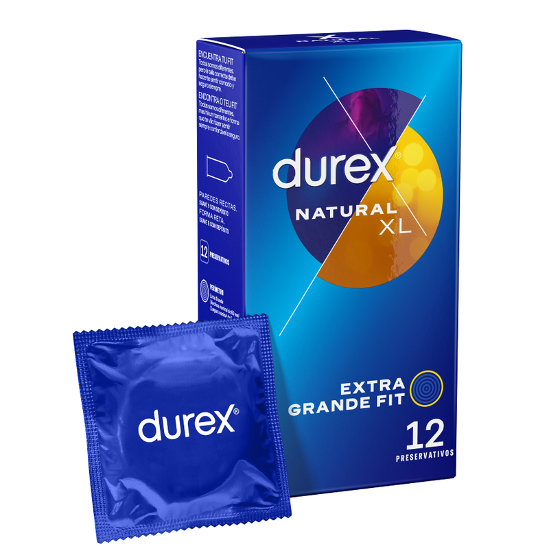 Préservatifs Durex Natural conditionnés en 12 unités 