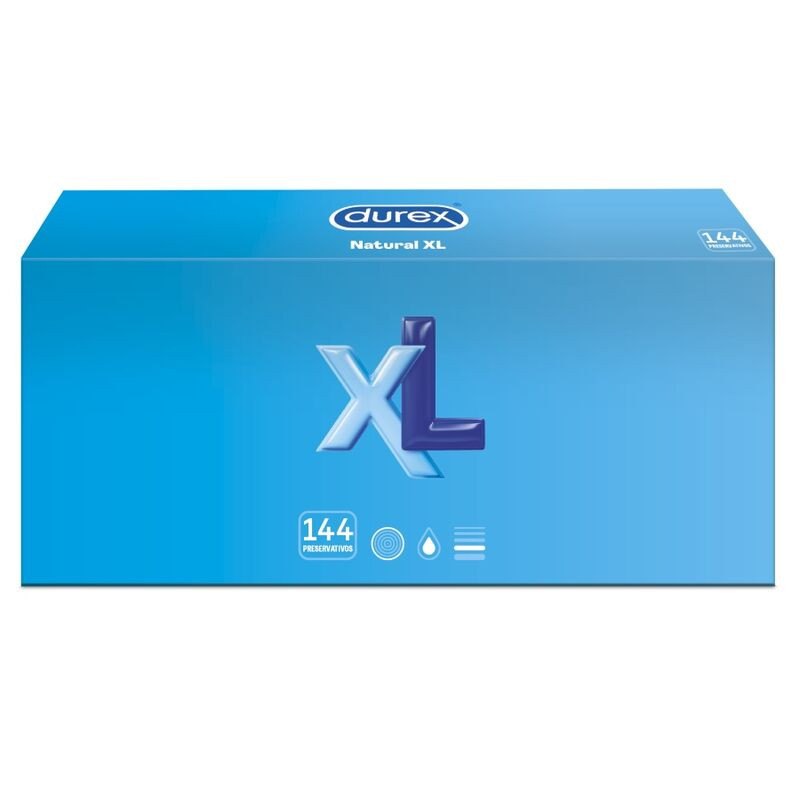 Préservatifs Durex Extra Large XL conditionnés en 144 unités 