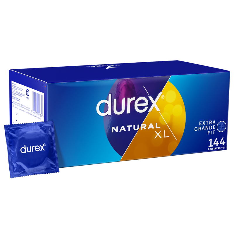 Preservativi Durex Extra Large XL confezionati in 144 unità 