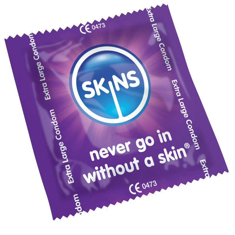 Condom skins extra large 12 units
 