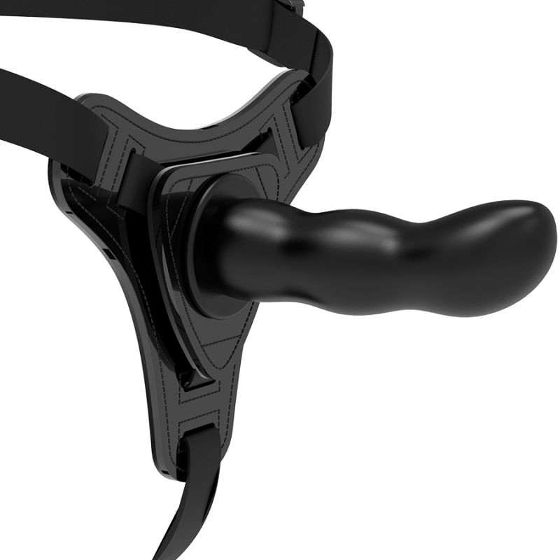 Cinturón consolador fetiche negro con punto g 16cm
Consolador con arnés cinturón