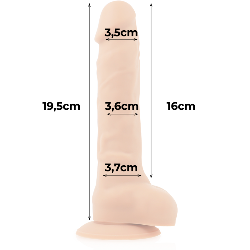 Cock miller silicone densité cocksil articulable 19,5 cm Couleur:Nude Largeur:135 mm Longueur:275 mm Profondeur:80 mm Rayon:UNIS
