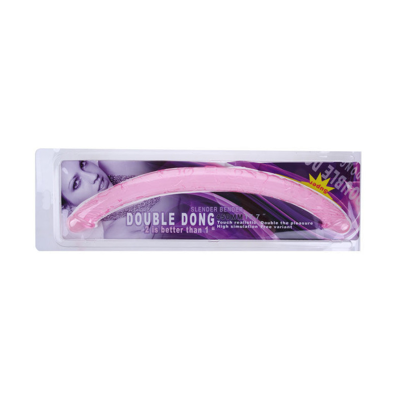 Baile double dong violet Couleur:Lavande Largeur:150 mm Longueur:480 mm Profondeur:50 mm Rayon:UNISEXE