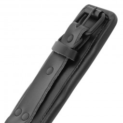 Manette bdsm da polso in pelle nera Manette BDSM