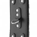 Bdsm handcuffs in black fur fetish Erotique BDSM Handcuffs