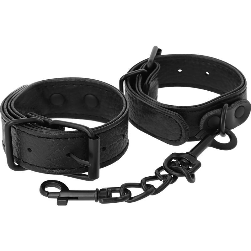 Bdsm handfesseln schwarz fein und strukturiert BDSM Handschellen