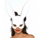 Masque bdsm lapin blanc 