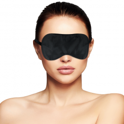 Mask bdsm black discrete eyes 