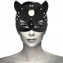 Máscara bdsm orelhas de gato em pele vegan
 