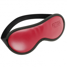 BSM Summisive Maske aus rotem veganem Leder 