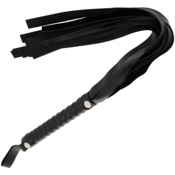 Black bondage whip 51 cm  