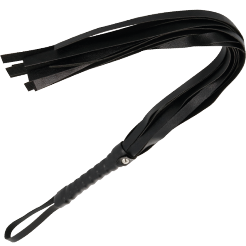 Black bondage whip 45cm
 