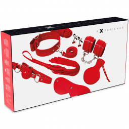 Fouet bondage kit fétiche bdsm série rouge