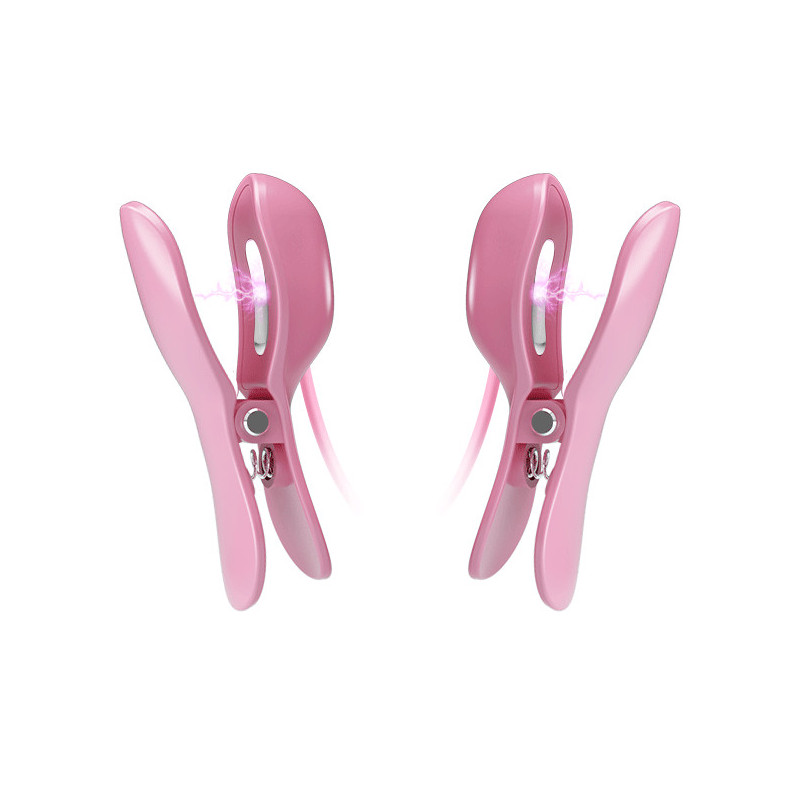 Electro sex toys electroshock nipple clamps 
 