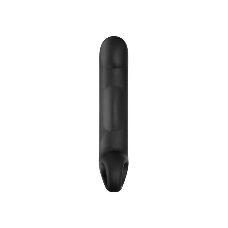 Electro brinquedos sexuais plug de silicone preto electrificado
 