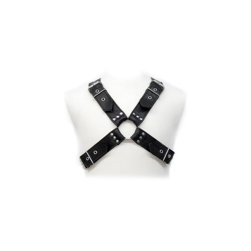 Accessoire bdsm harnais bdsm avec ceintures et boucles en cuir