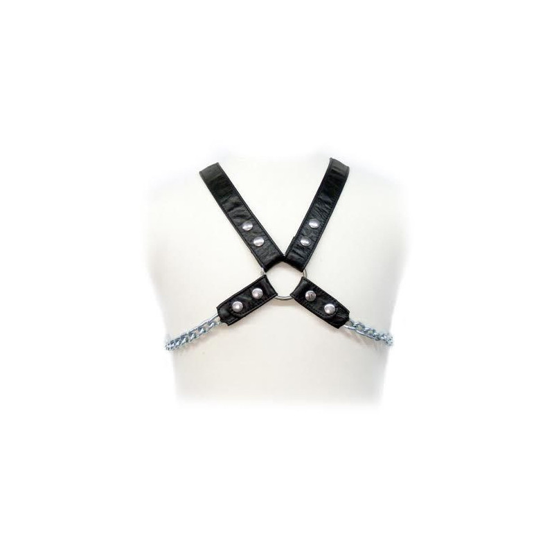 Accessory bdsm harness leather body chain
 
