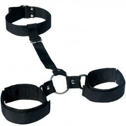 Accessory bdsm neck and wrist constriction